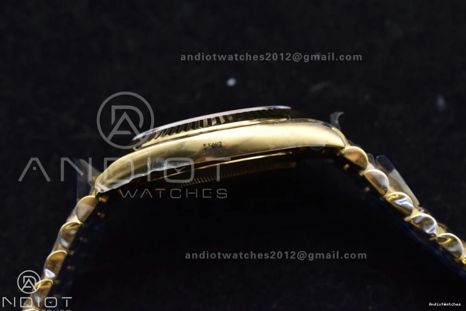 VR3255 658 Gold Day Dial YG On Stretchable Date Weight) Best 1:1 President (Gain ARF 40 228238 Edition Bracelet Roman 0513